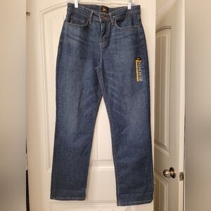 Lee Blue Boyfriend Jeans with Casual Stonewashed Look